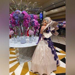 Tatiana Come fashion week haute couture gown